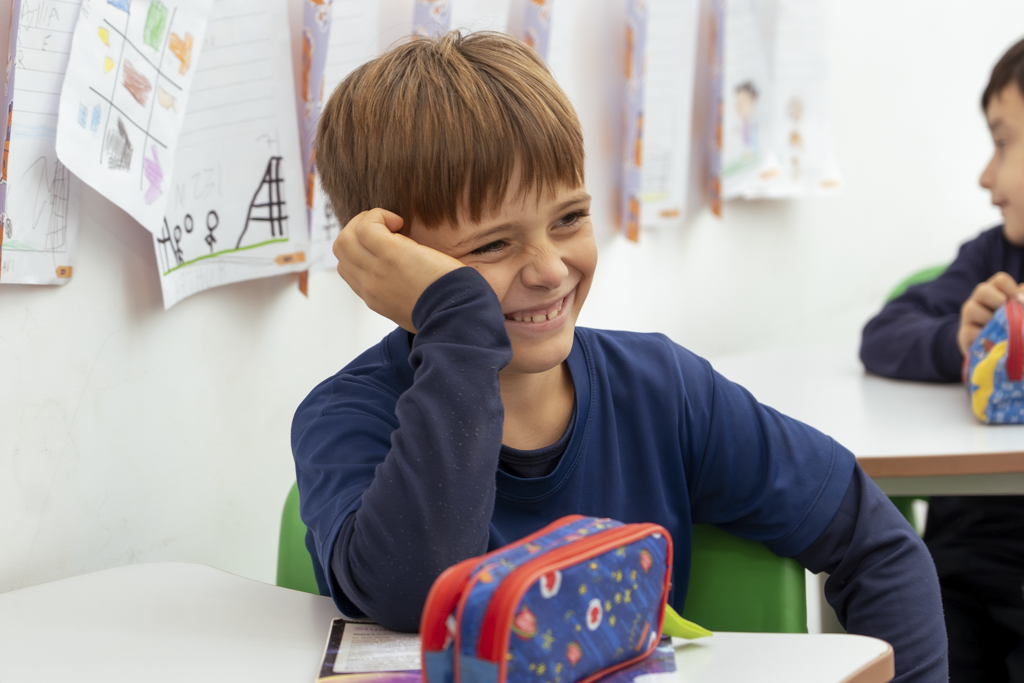 Aluna do Ensino Fundamental na Escola Florescer